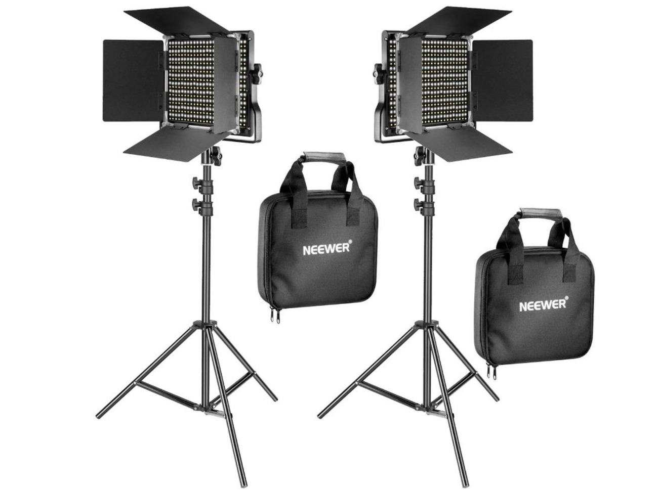 Neewer 2 pieces bi-color 660 led video light