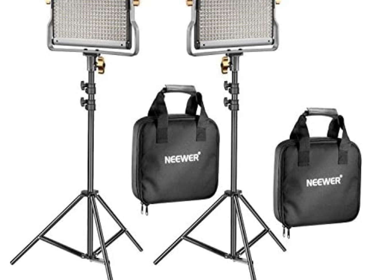 Neewer 2 video light and stand 