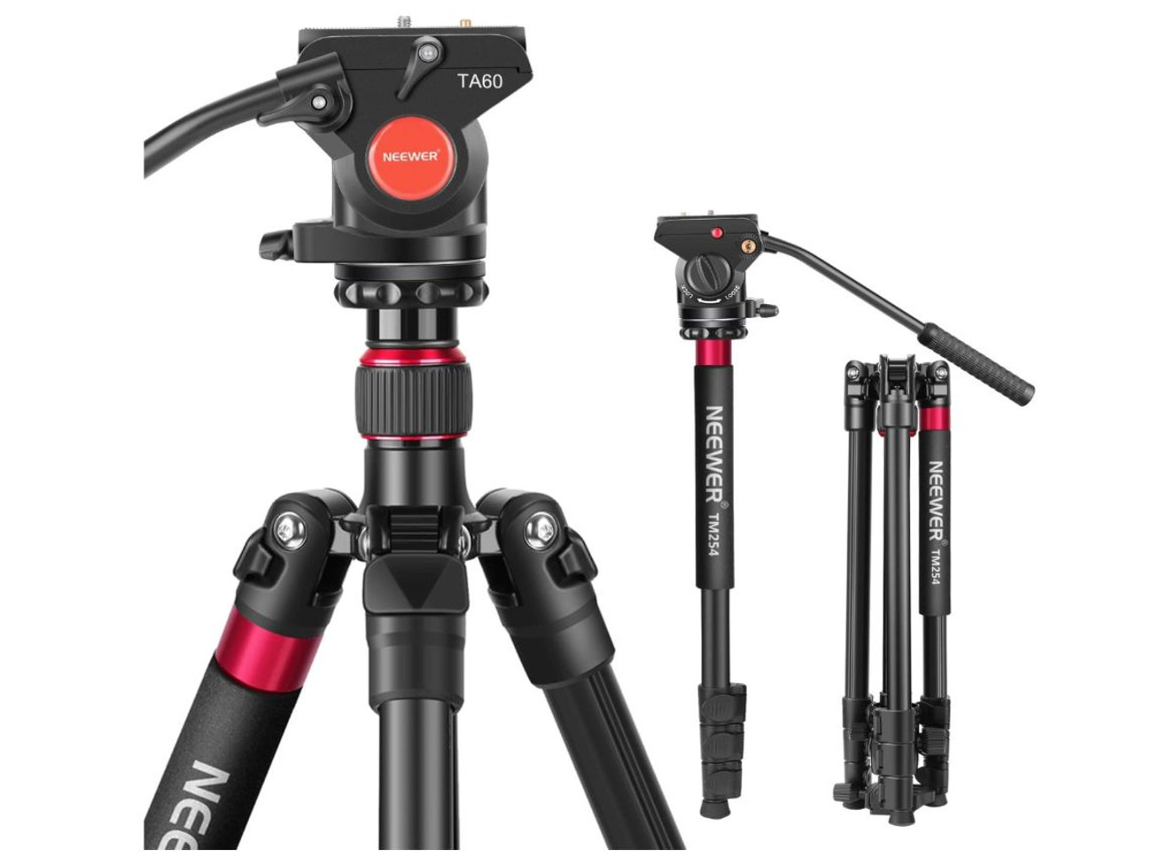 Neewer 2-in-1 aluminum alloy camera tripod /monopod 