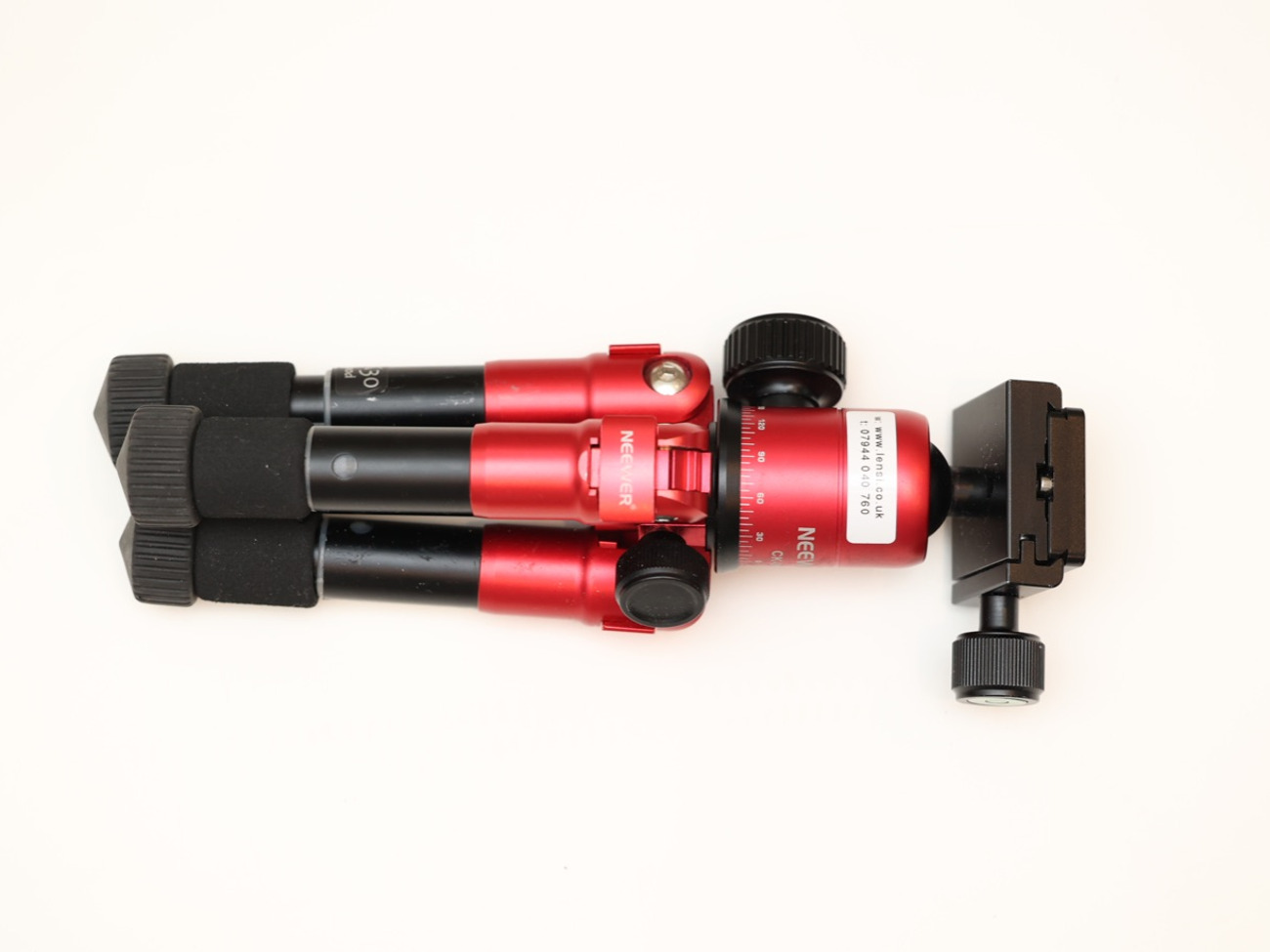 Neewer m225 20'' aluminum alloy red mini tripod