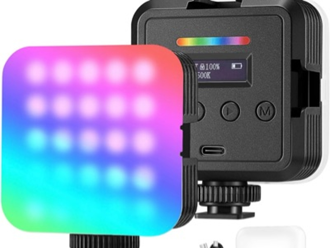 Neewer magnetic portable 360* rgb light 
