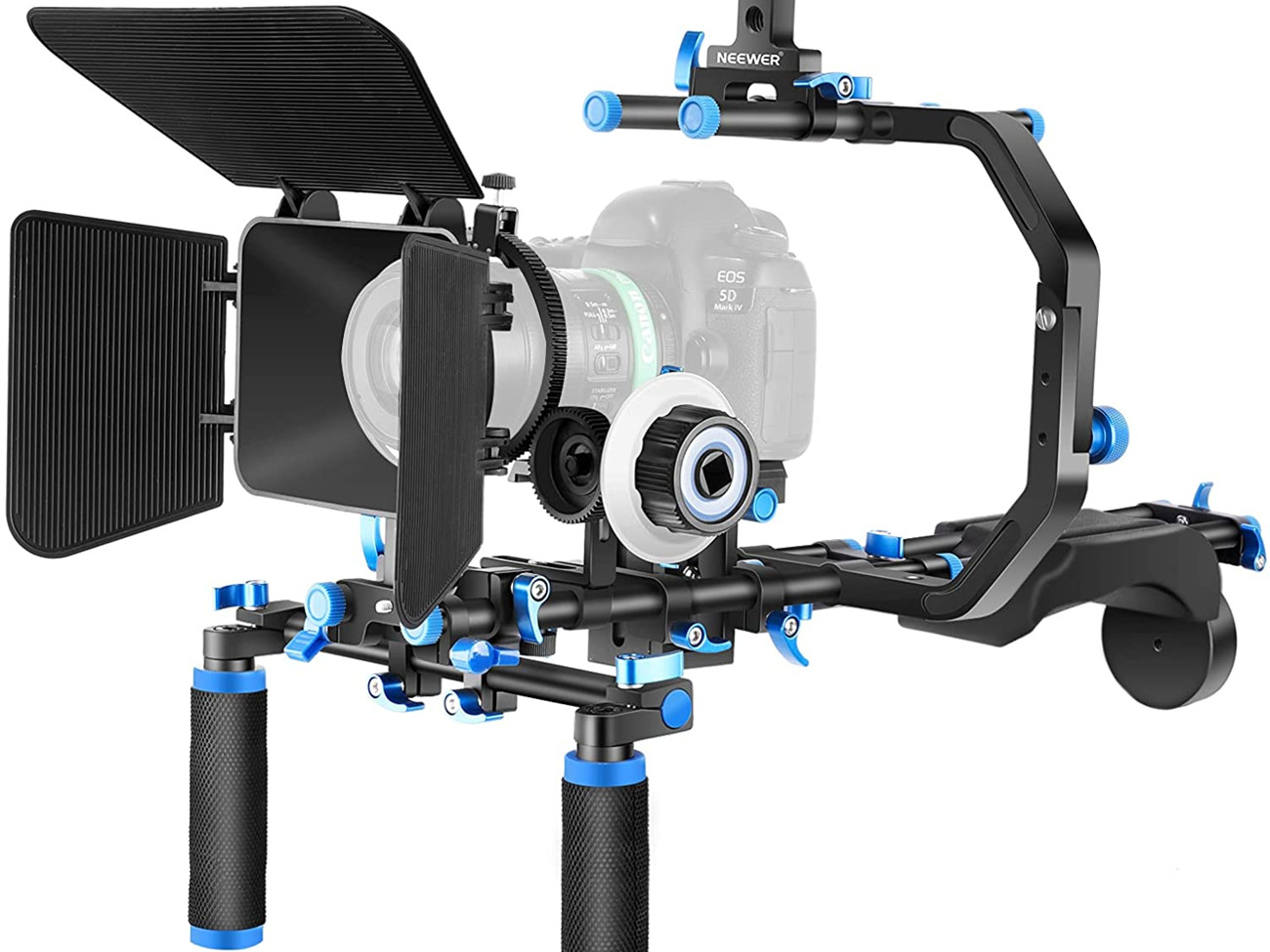 Neewer shoulder rig kit for dslr, follow focus included