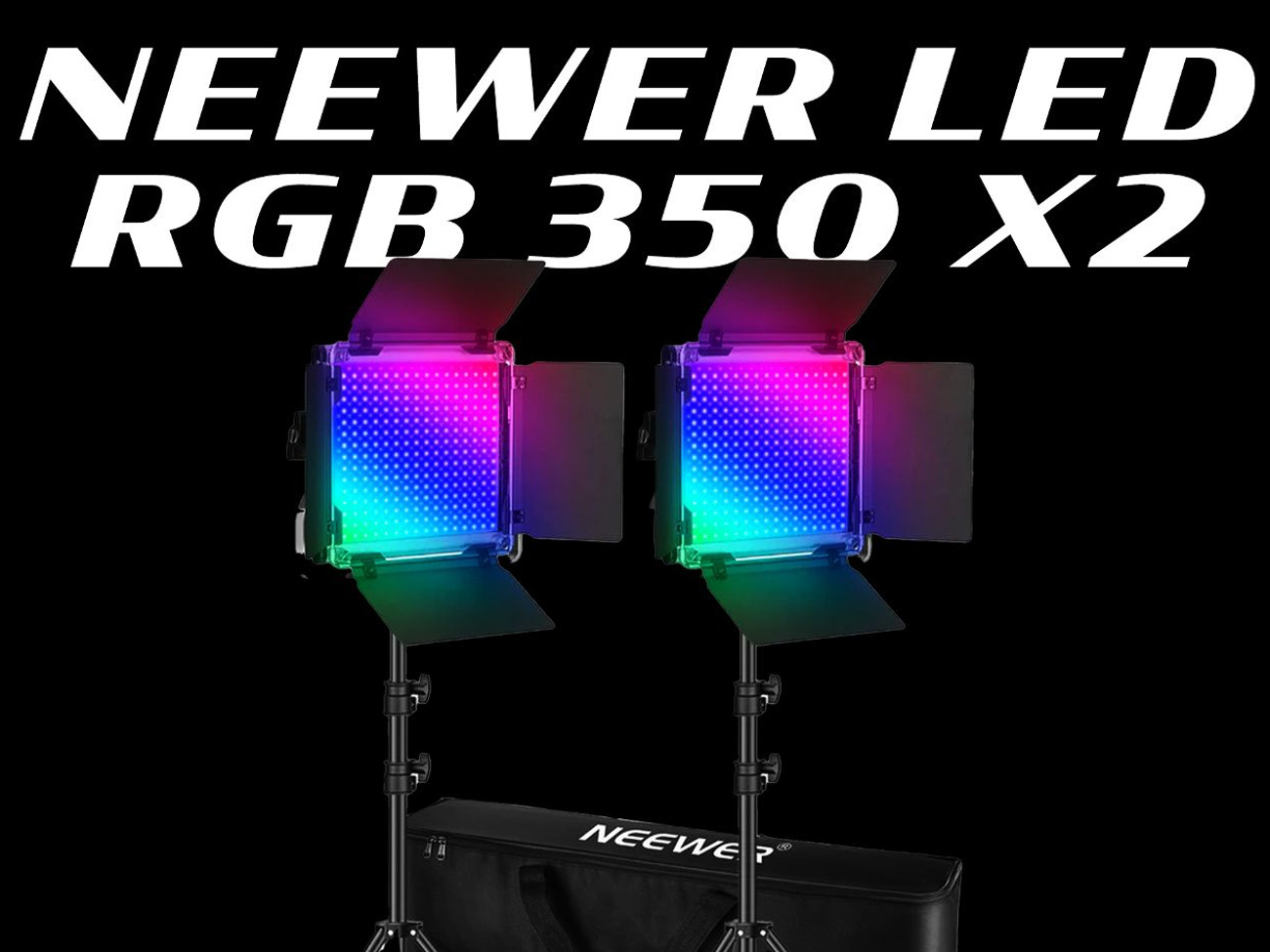 Neweer led rgb x2