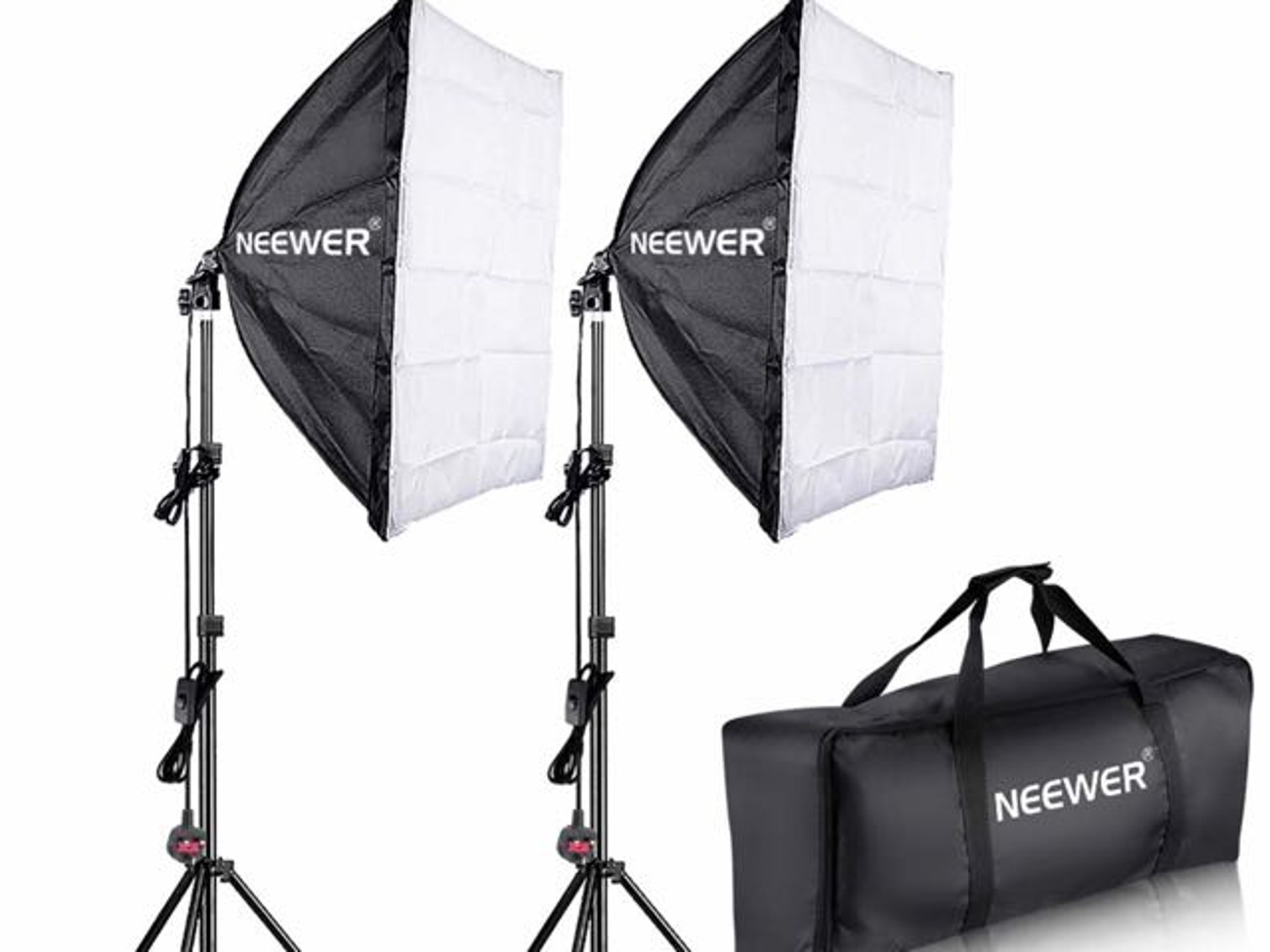 X2 newer 700w softbox studio lights