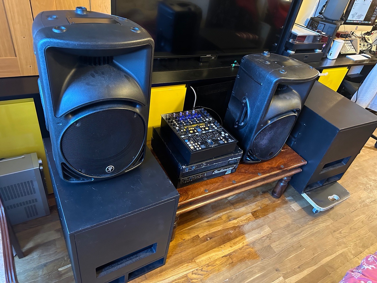 Nice dj pa system set 
