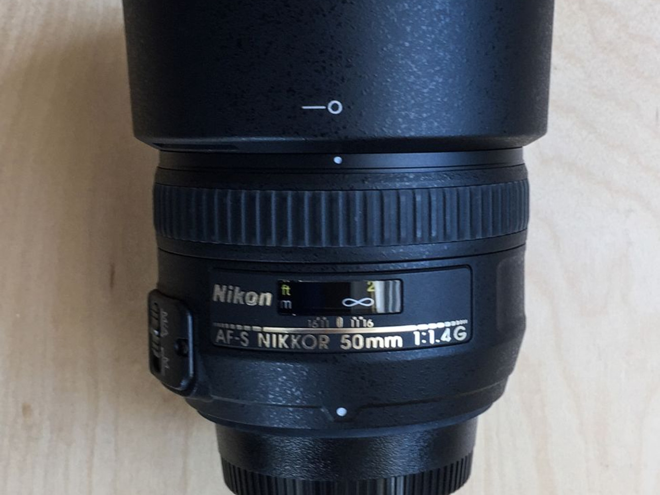 Nikon  af-s nikkor 50mm 1:1.4g lens
