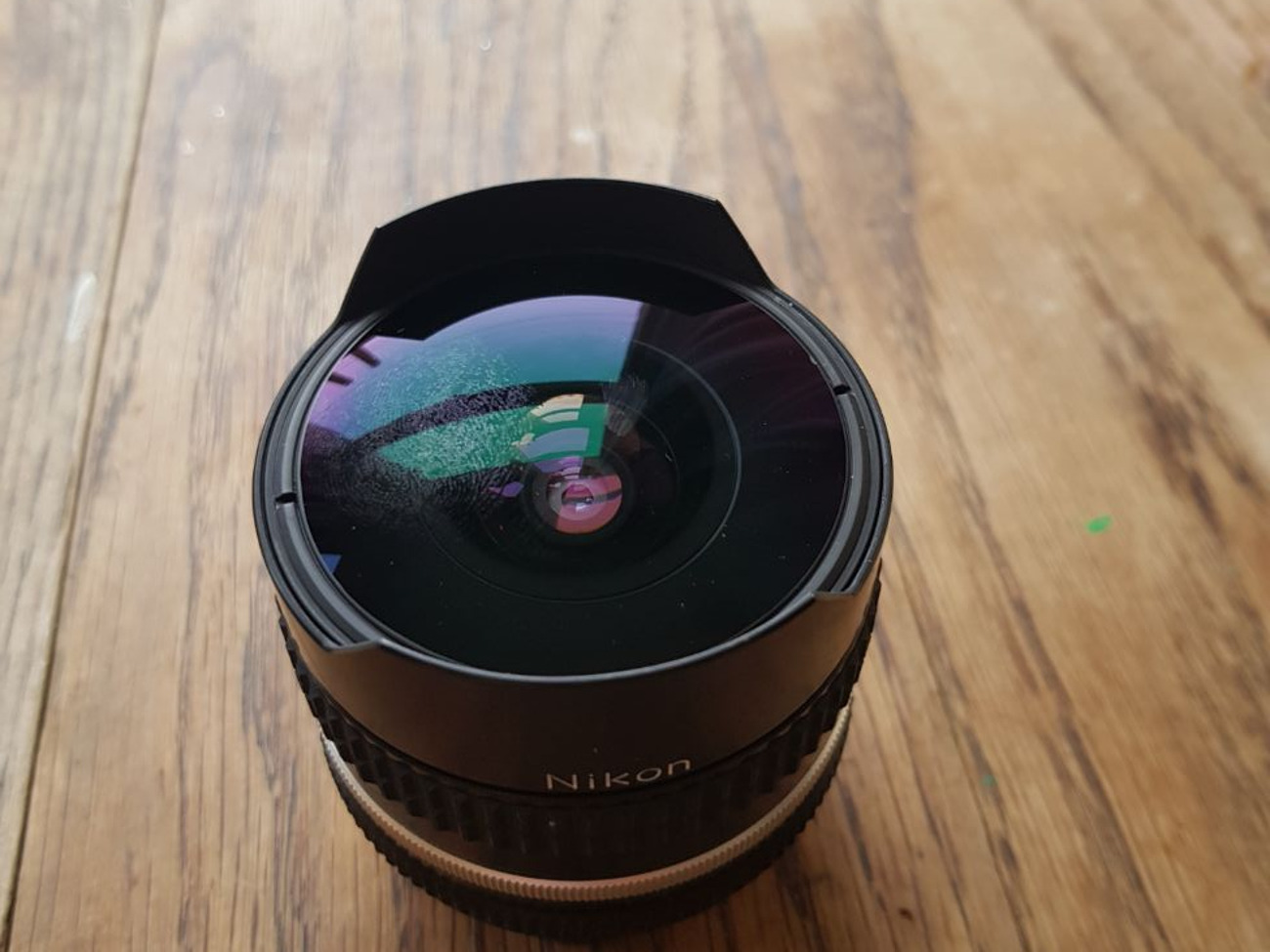 Vintage nikon 16mm fisheye lens 1:2.8 nikkor