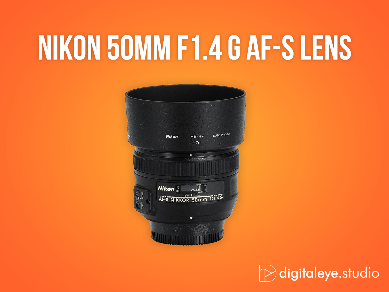 Nikon 50mm f1.4 g af-s lens