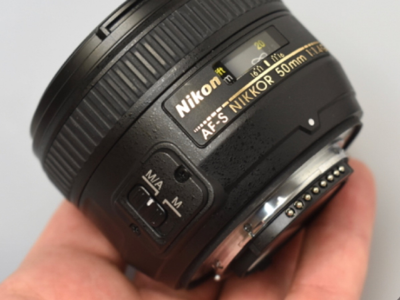 Nikon 50mm f1.4 lens