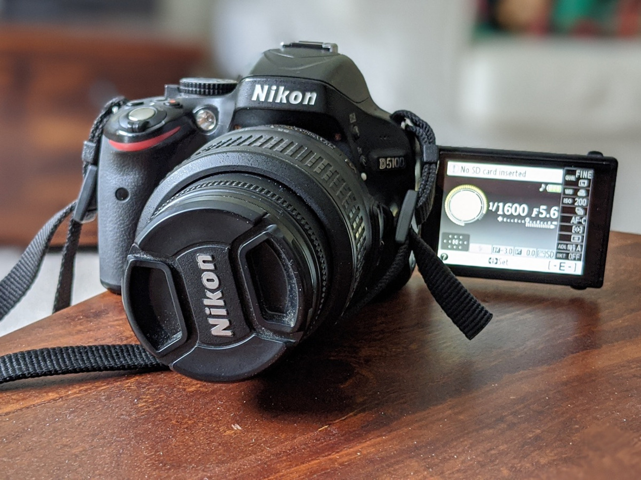 Nikon 5100 + 18-55 kit lens 