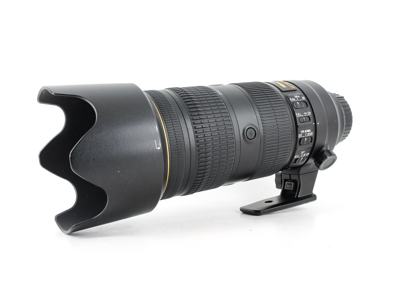 Nikon af-s nikkor 70-200mm f/2.8e zoom lens