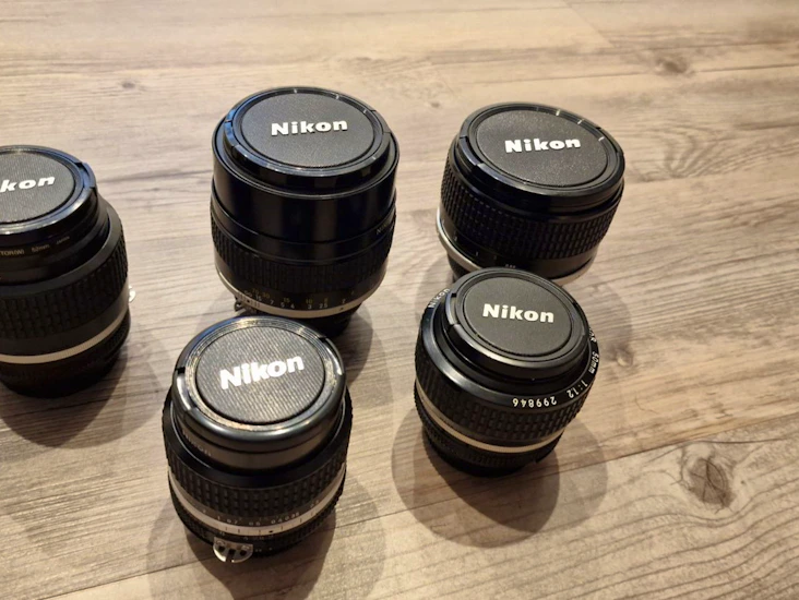 Nikon ai-s vintage lens set