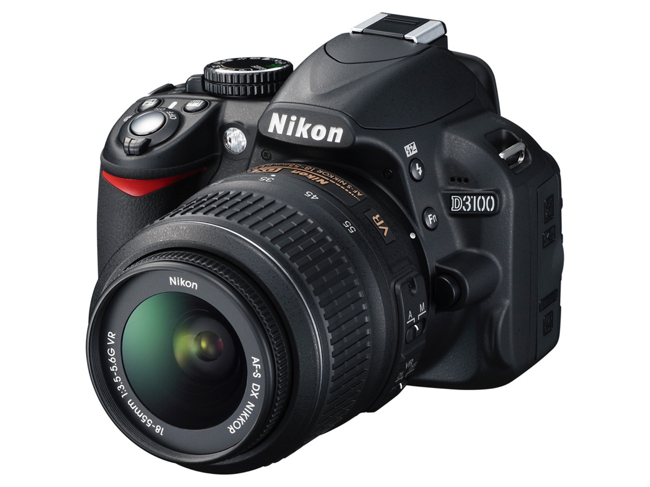 Nikon d3100 with 18-55mm kit lens