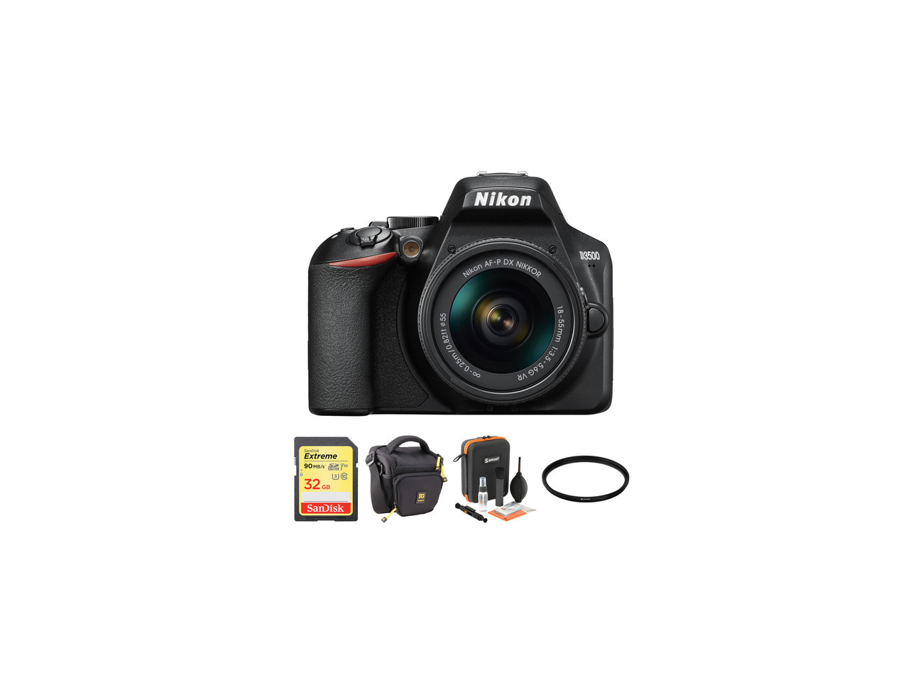 Nikon d3500 dslr camera with 18-55mm lens basic kit