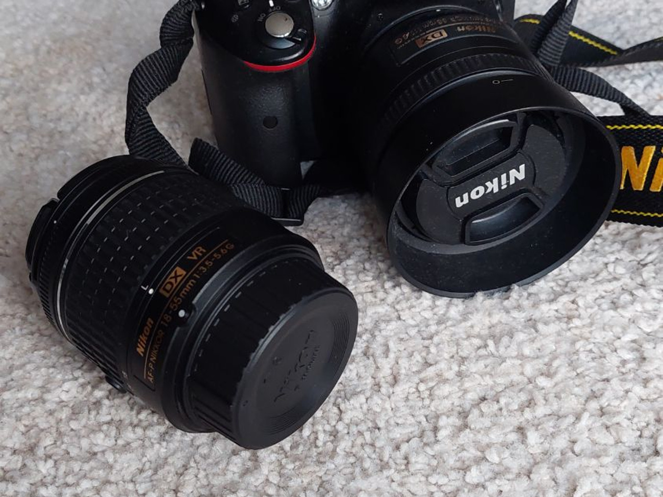 Nikon d5300. dslr with 35mm 1.8 nikkor.