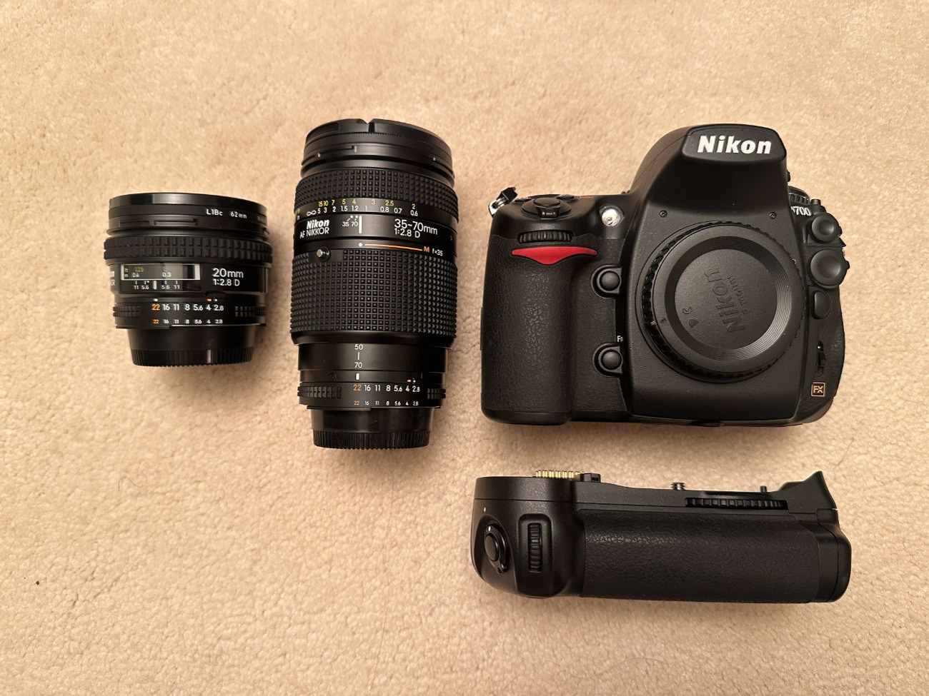 Nikon d700 camera kit