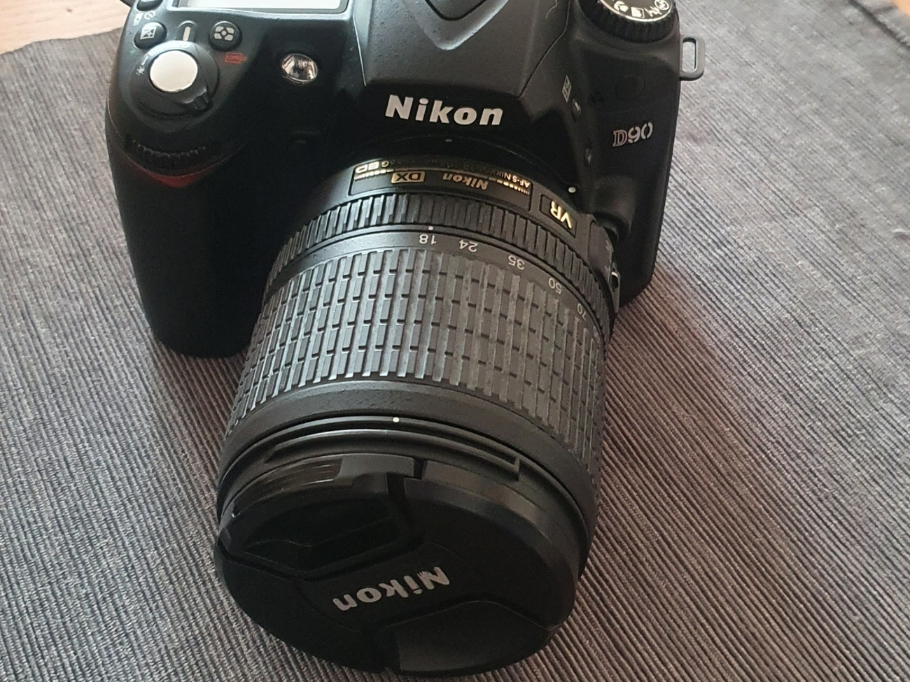 Nikon d90 + 18-105mm nikon lens
