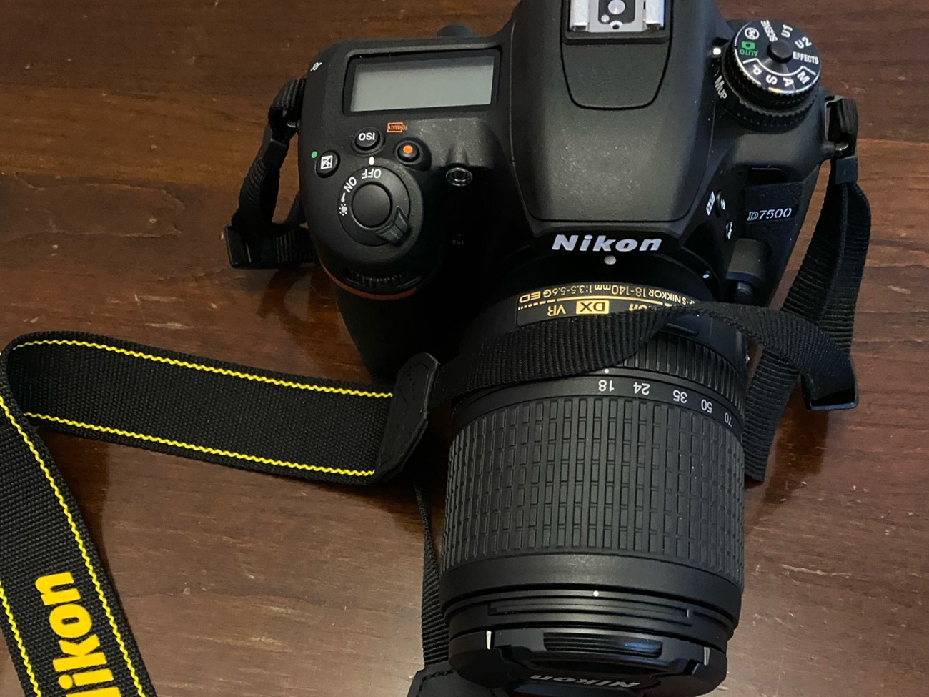 Nikon dslr 7500 and 18-140mm lens