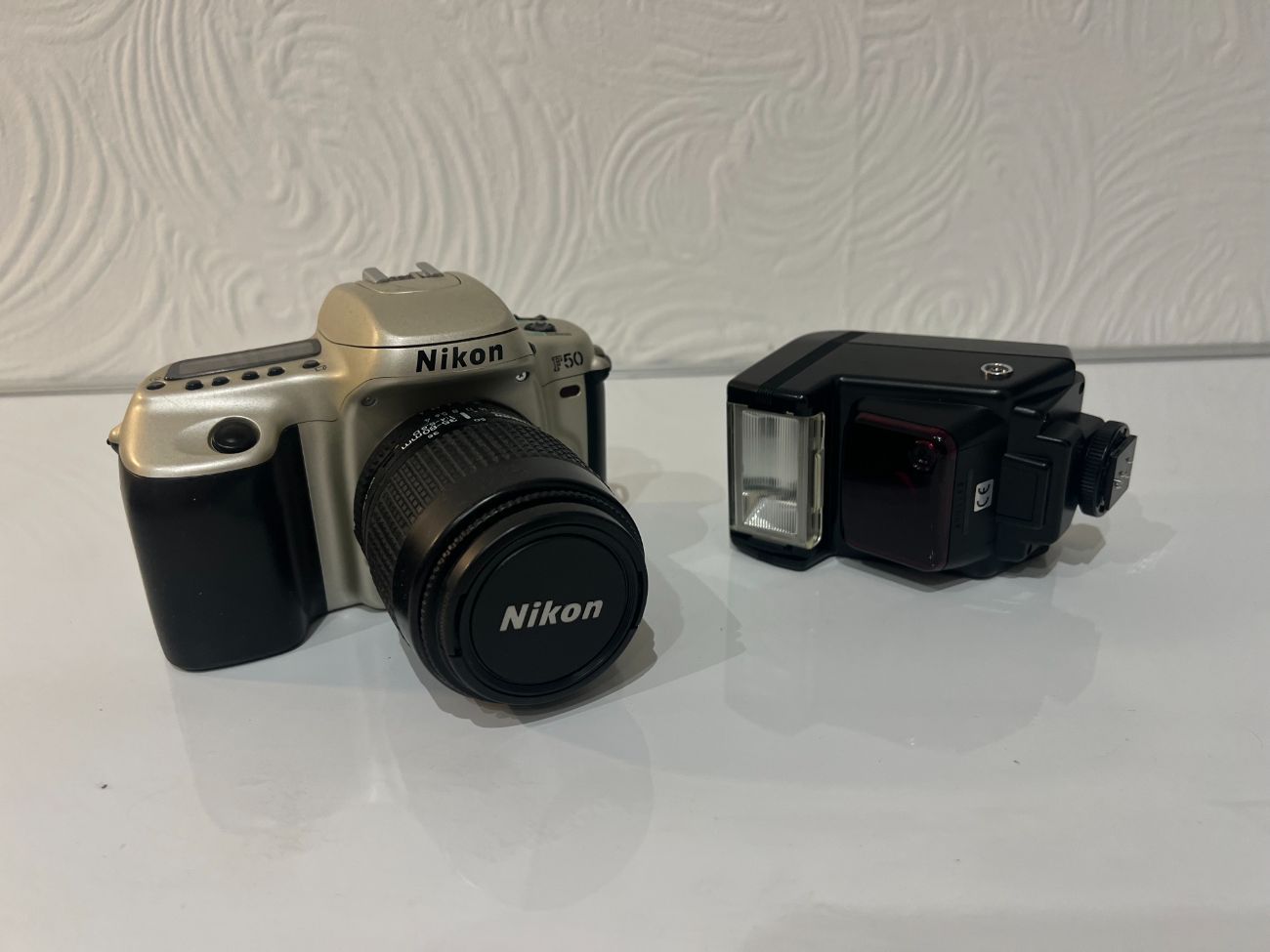 Nikon f50 film camera (with flash)