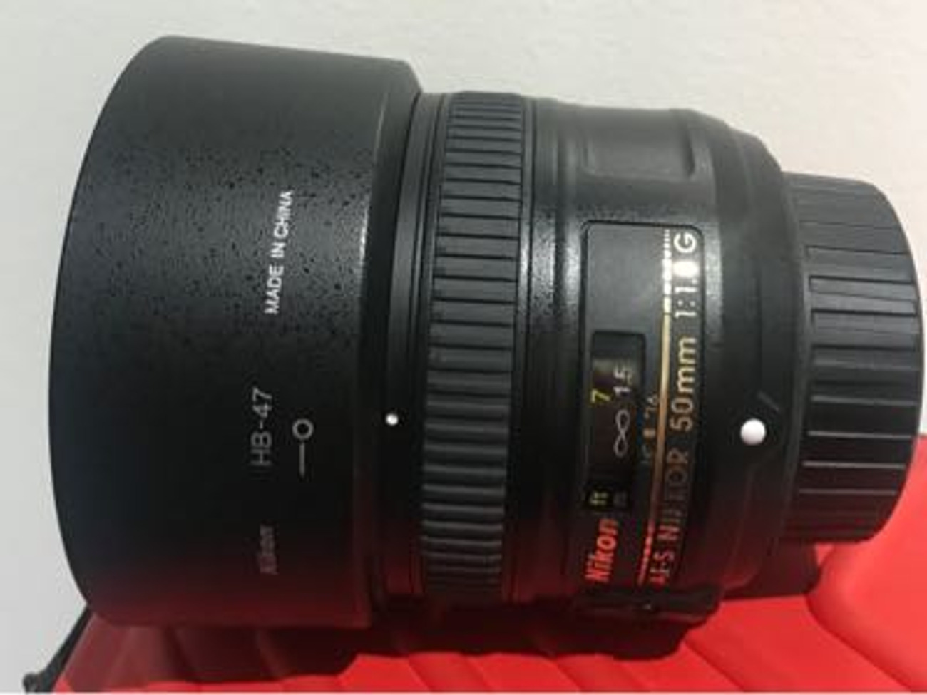 Nikon lens 50mm  1:1.8g , 
