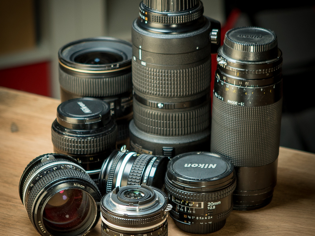 Nikon lens set (with optional canon ef mounts)