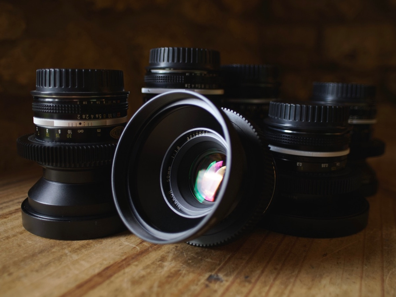 Nikon nikkor ai-s ef mount 6x lens set