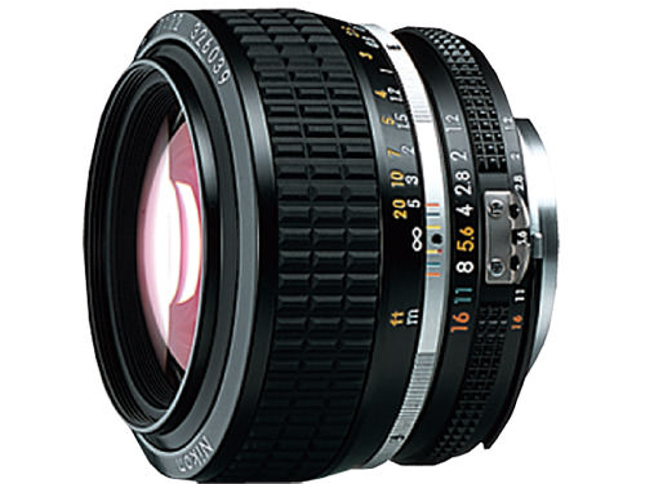 Vintage 1970s nikon nikkor f1.2 50mm with ef lens adapter