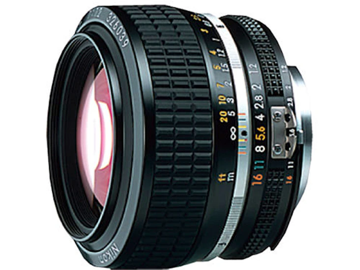 Vintage 1970s nikon nikkor f1.2 50mm with ef lens adapter