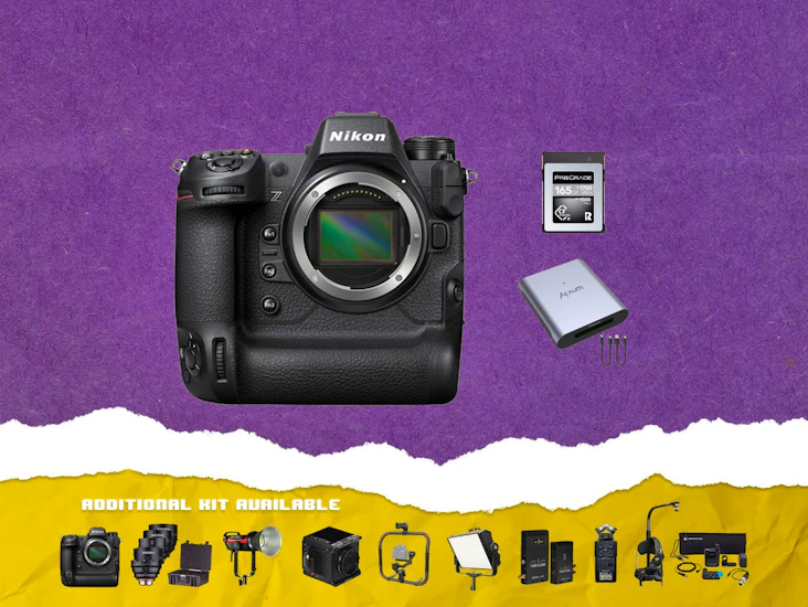 Nikon z9 full frame mirrorless camera and cf express card