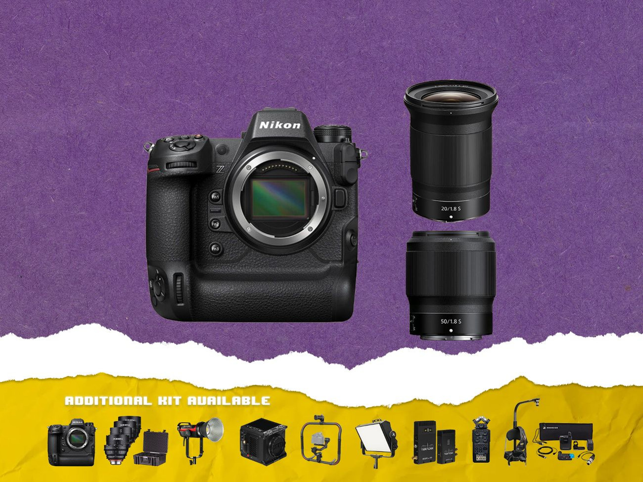 Nikon z9 full frame mirrorless camera twin lens kit