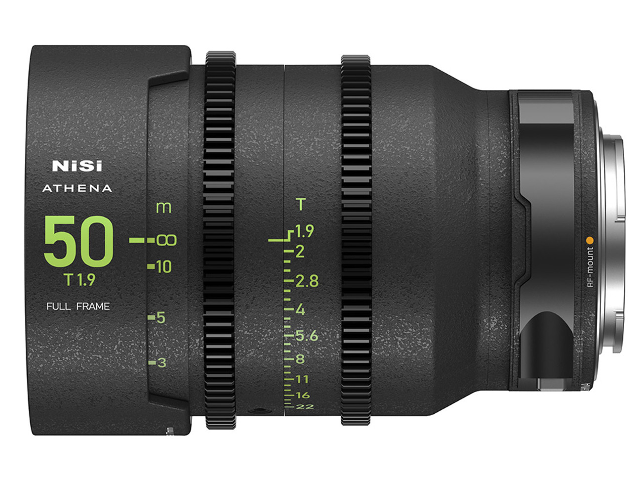 Nisi athena 50mm t1.9 prime cine lens pl