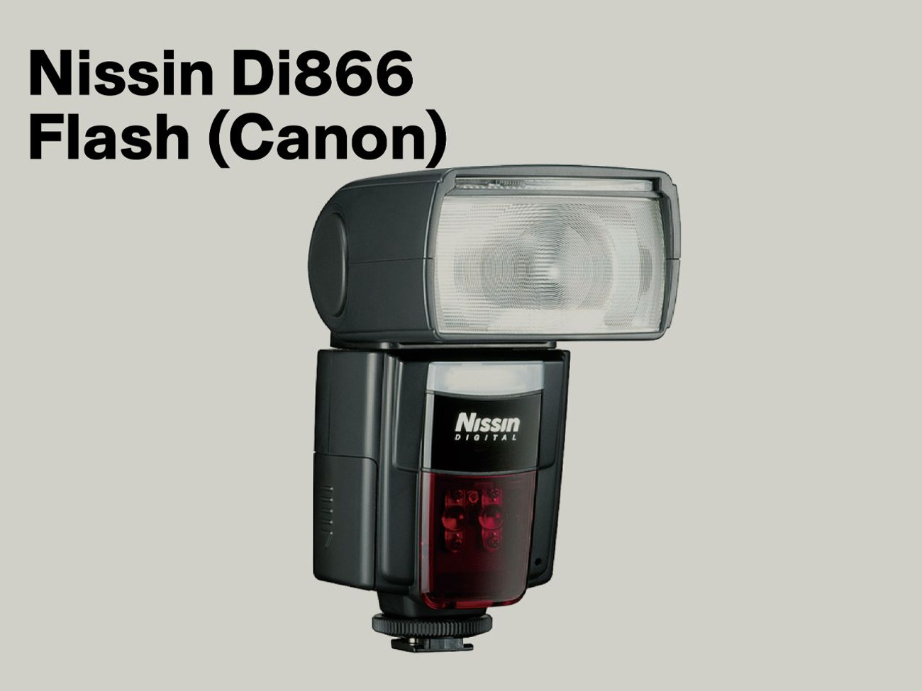 Nissin di866 ttl flash flashgun speedlight for canon
