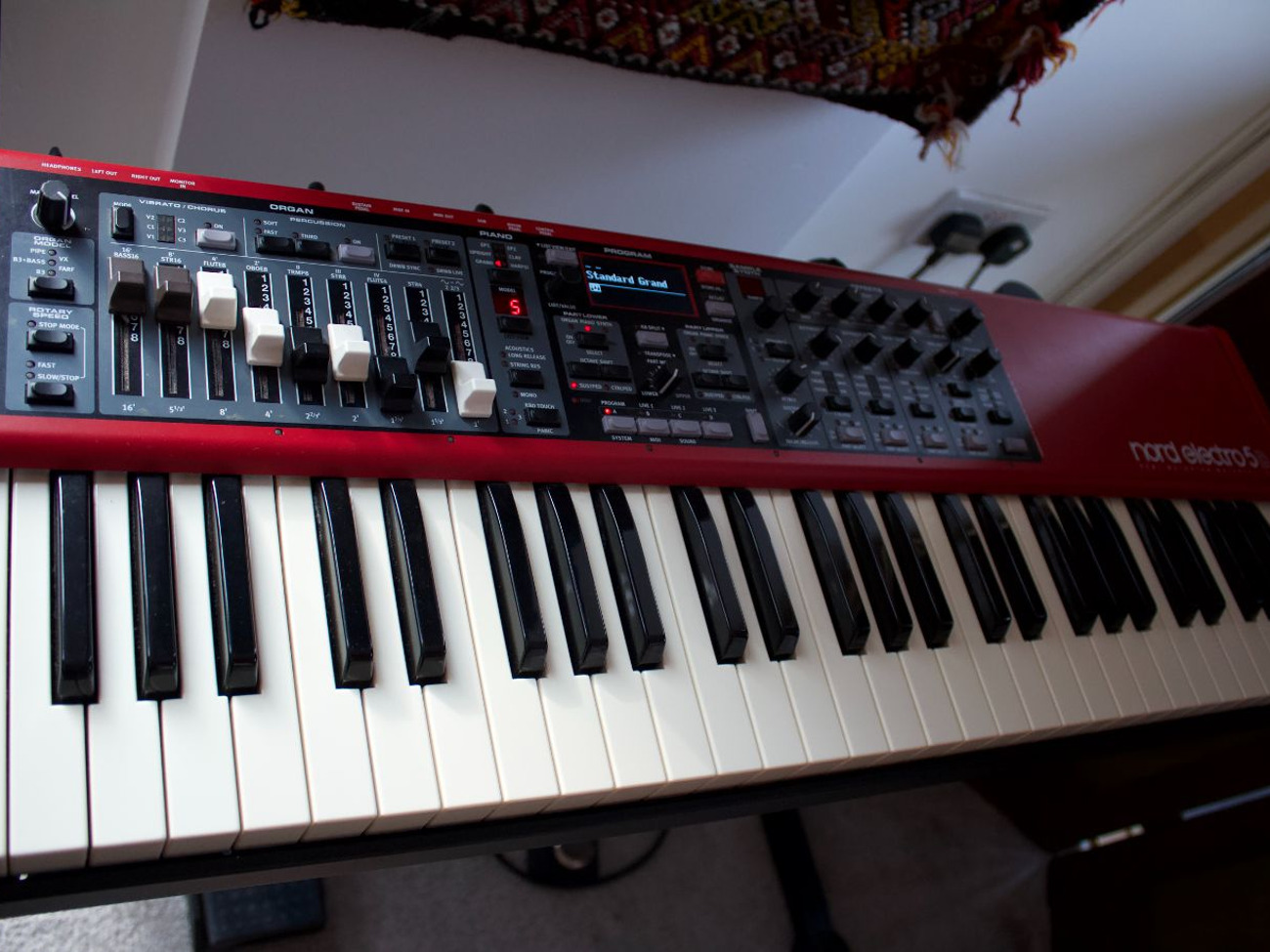 Nord electro 5d 61 w/ sustain pedal and soft case