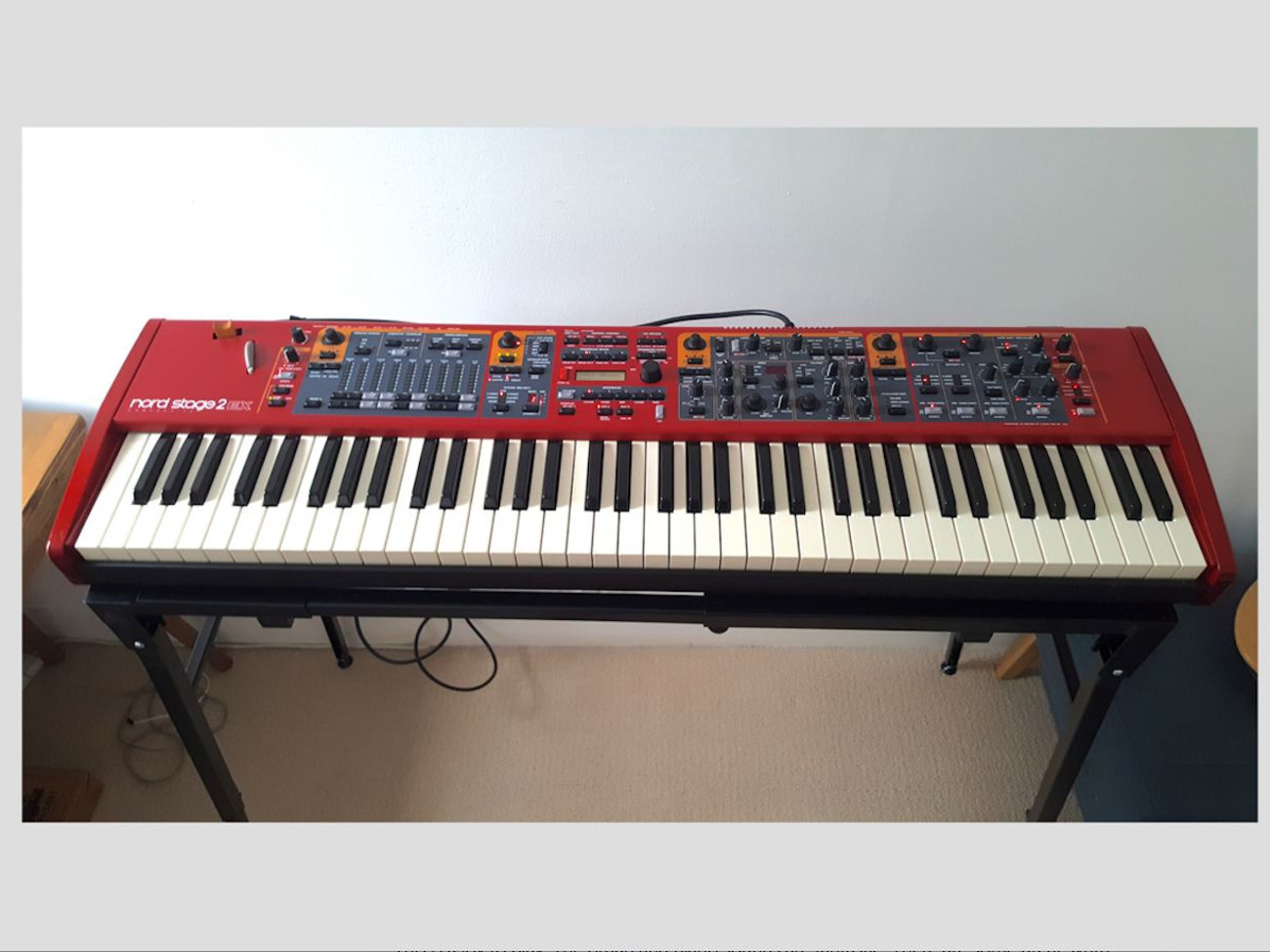 Nord stage 2 ex compact 73 keyboard piano synth & stand