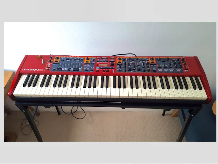 Nord stage 2 ex compact 73 keyboard piano synth & stand