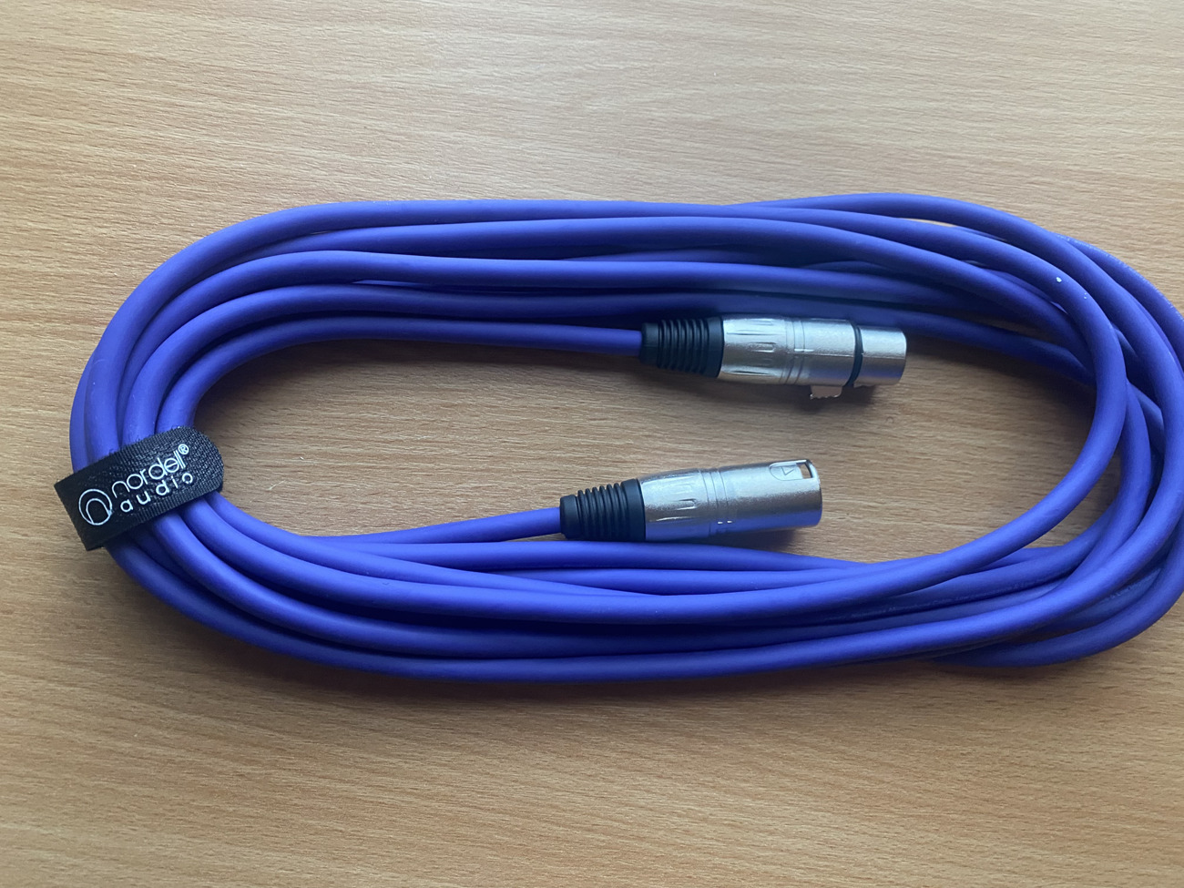 Nordell music gear premium xlr cable (purple, 6m) m/f