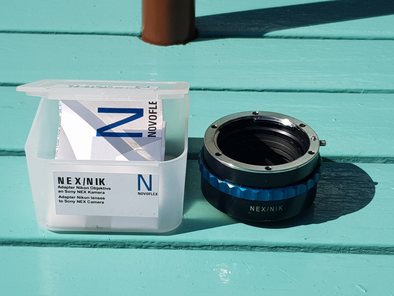 Novoflex nikon f mount to sony e-mount adapter