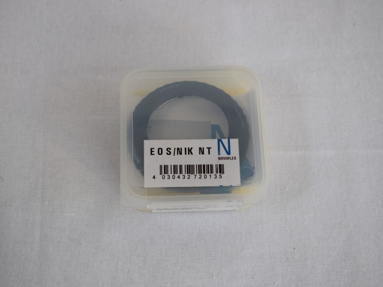 Novoflex nikon lens on eos body