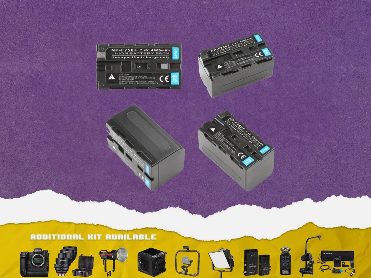 Npf battery kit x2 