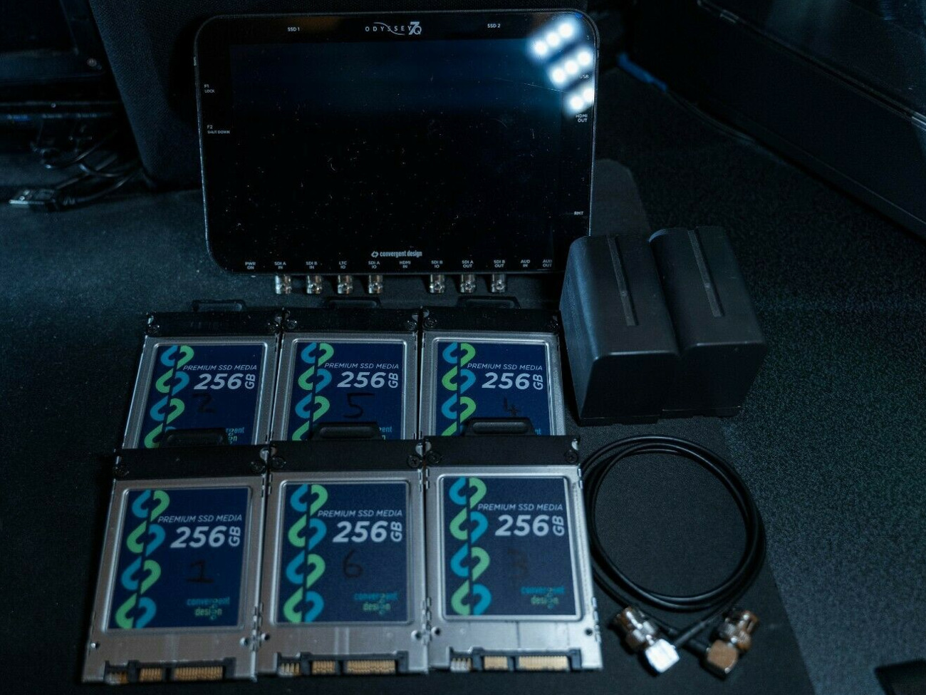 Odyssey7q - 4k and hd recorder with raw licence, 6 ssds etc