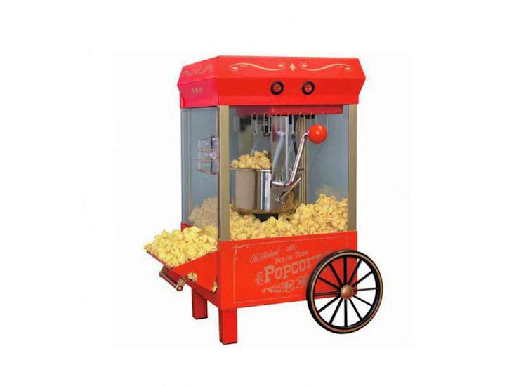 Old fashioned popcorn machine