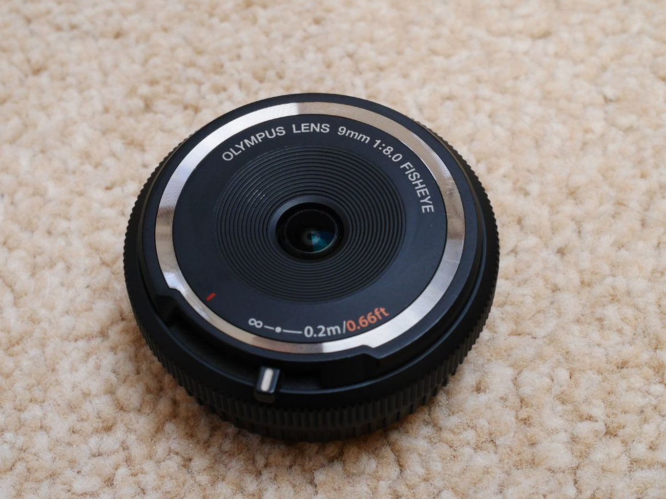 Olympus 9mm fisheye lens cap