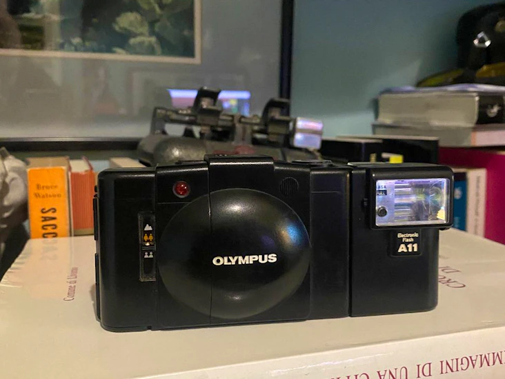 Olympus xa2 - 35mm point and shoot