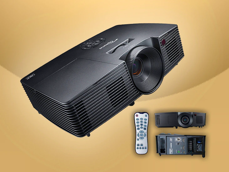 Optoma hd141x 1080p 3d projector + 10m hdmi and power cables