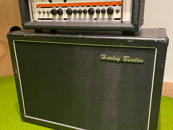 Orange cr-120h guitar amp head + harley benton g212 vintage 2x12 guitar cab