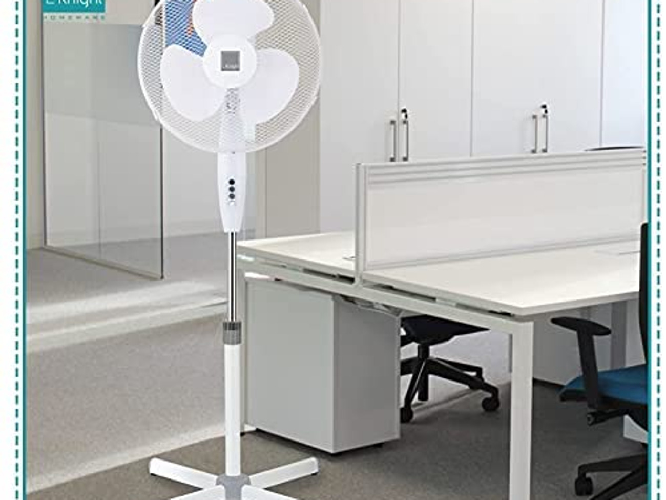 Oscillating room fan