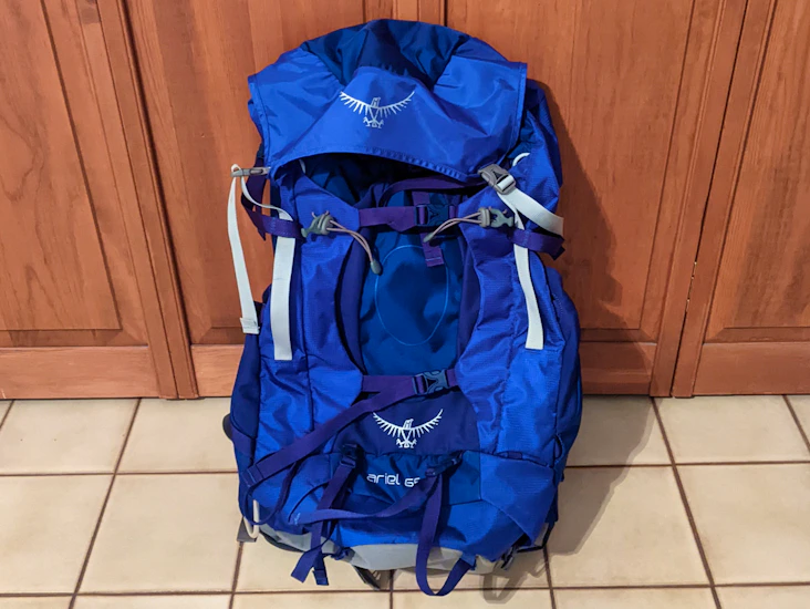 Osprey ariel ag 65l women's backpack