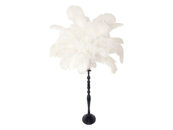 Ostrich feather centerpiece 60 inch tall # 112098