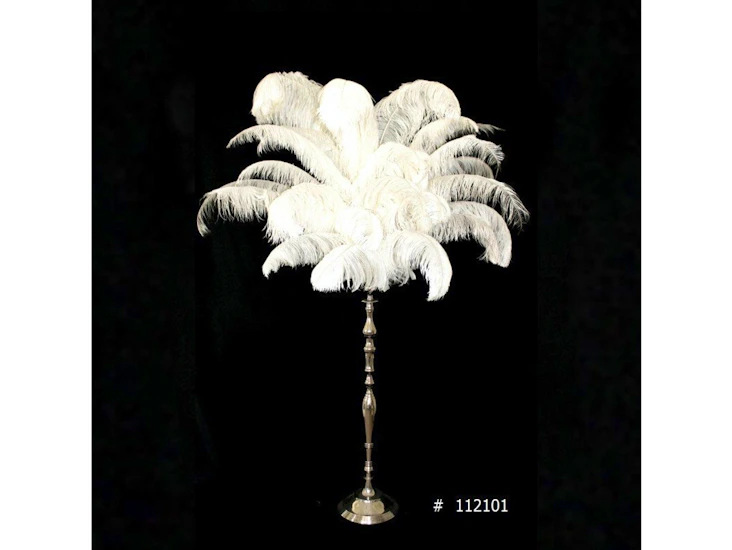 Ostrich feather centerpiece 60 inch tall # 112101
