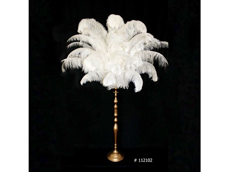 Ostrich feather centerpiece 60 inch tall # 112102